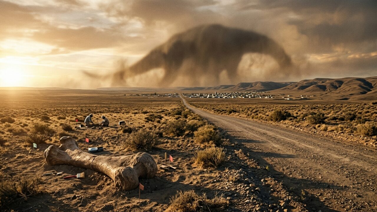 A cidade onde apareceu o maior animal do mundo