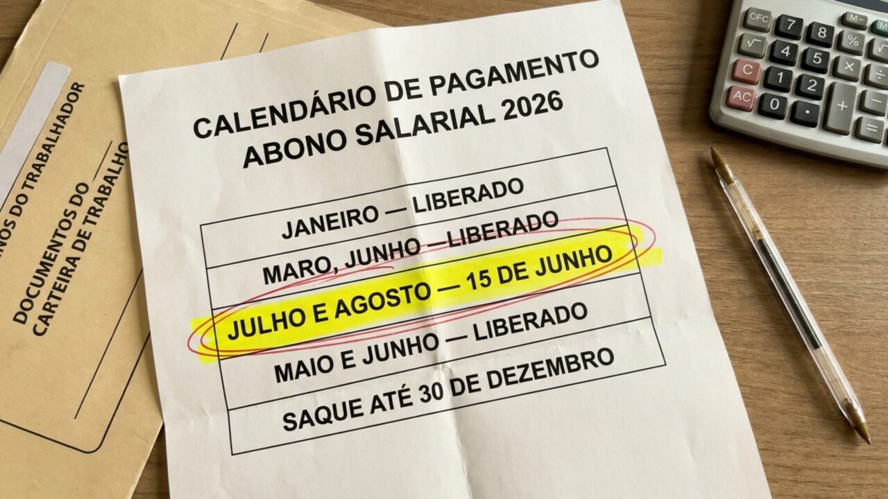 Trabalhadores com carteira assinada recebem benefício a partir de 15 de junho