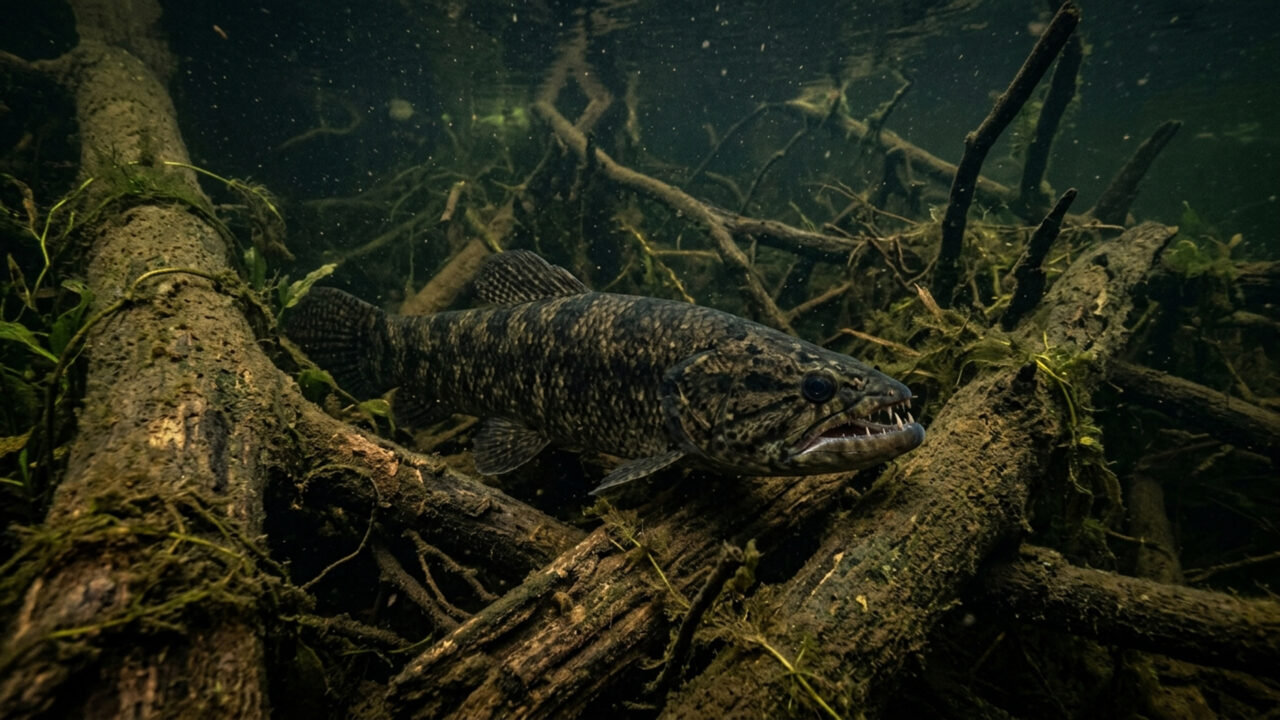 Este peixe predador de água doce é famoso em rios brasileiros por sua dentição afiada e ataques vorazes contra outros animais debaixo da água