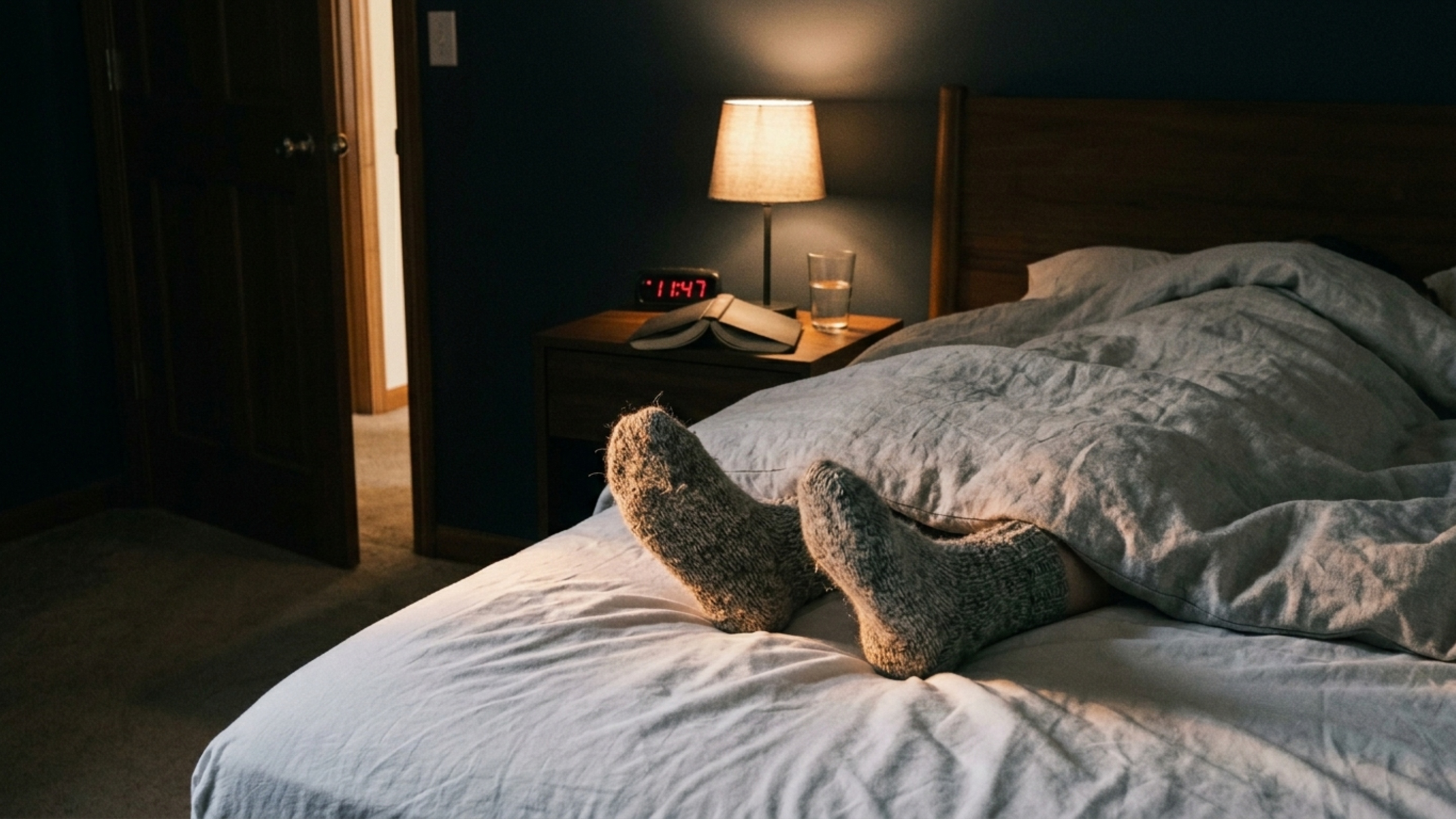 O que significa dormir de meia, segundo a psicologia?