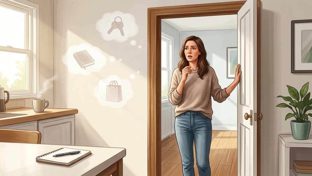 O que realmente acontece no cérebro quando você passa por uma porta e esquece o que ia fazer
