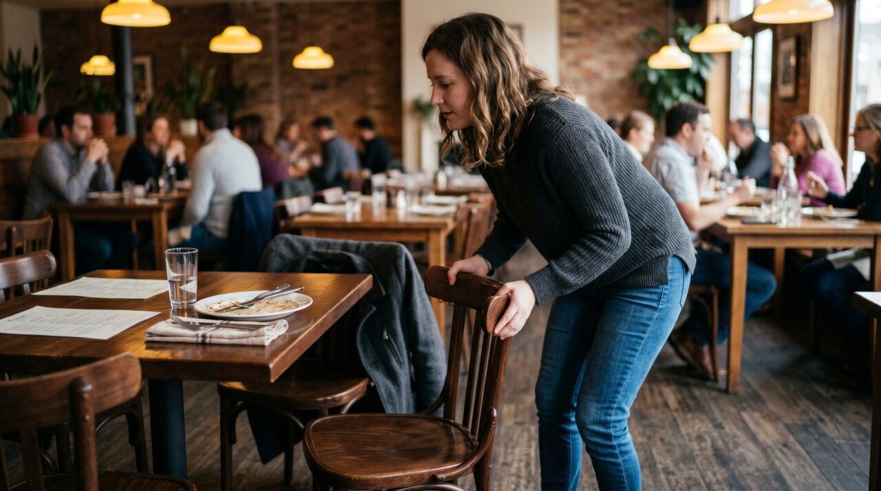 O significado psicológico de guardar a cadeira depois de se levantar da mesa.