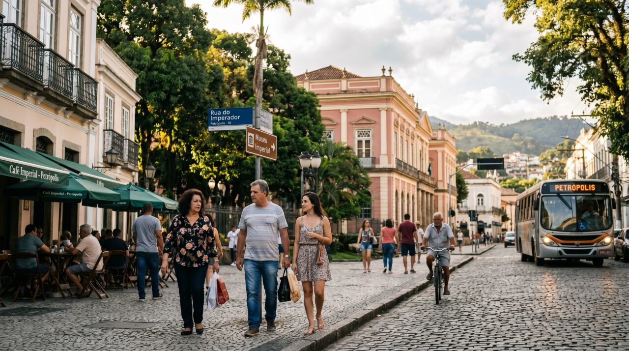 O crescimento de Petrópolis como refúgio serrano seguro e atraente para novos moradores.