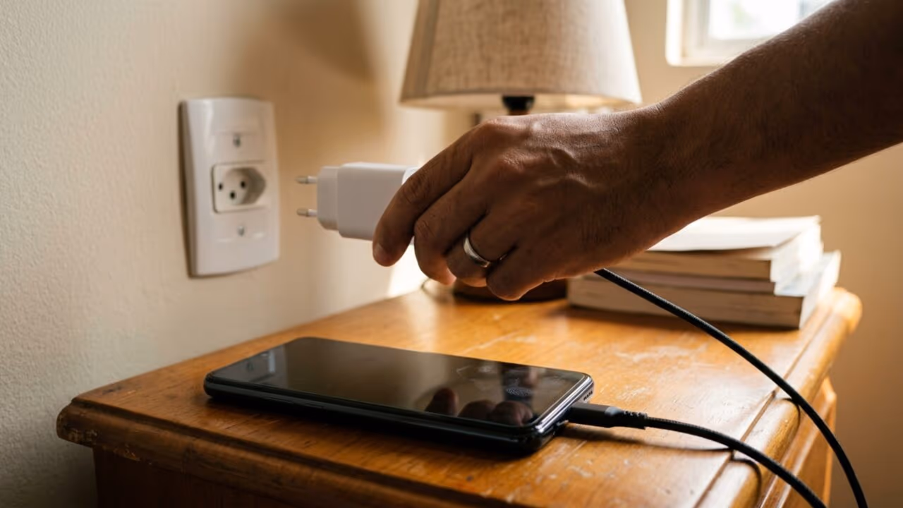 Erro comum ao carregar o celular: ligar na tomada antes ou depois?