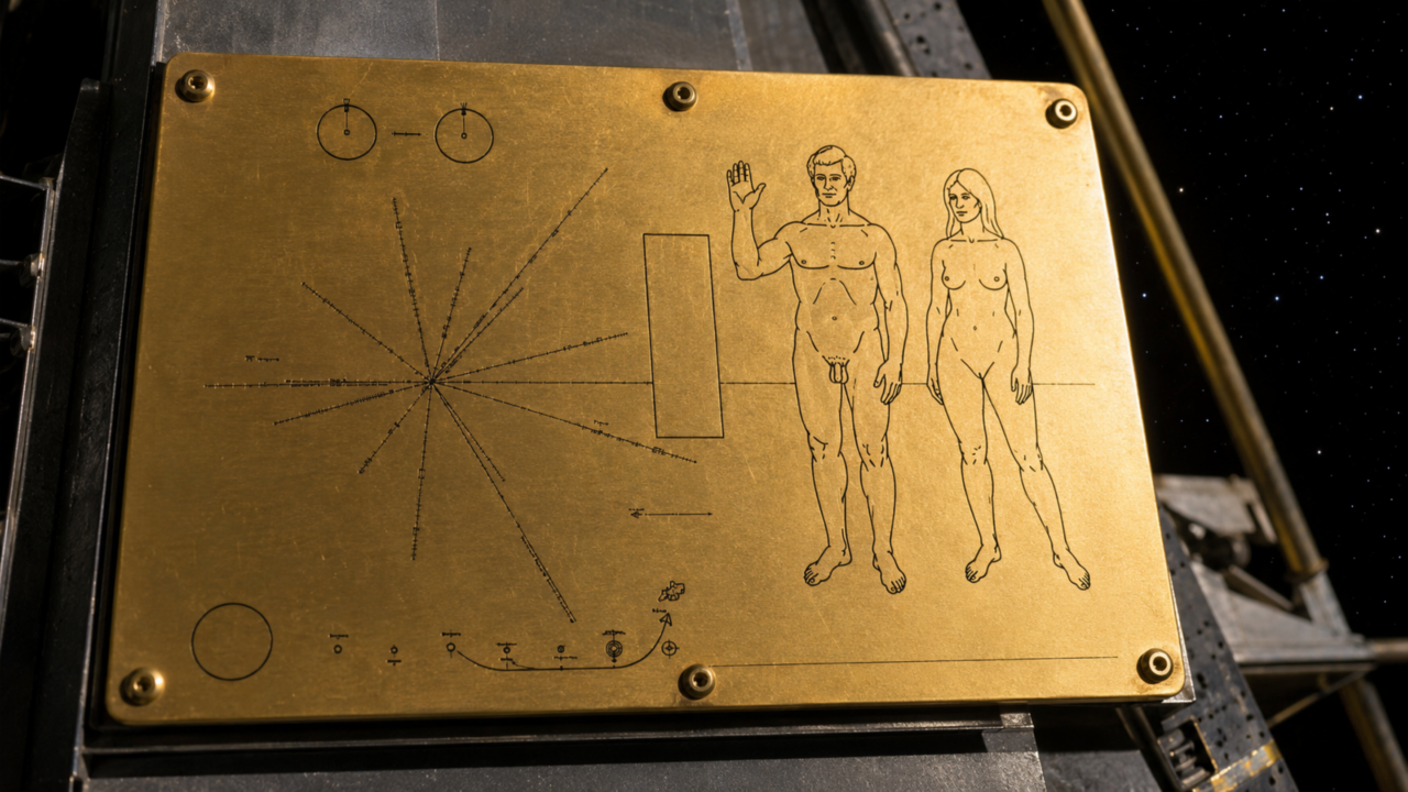 O mapa cósmico preso à Pioneer 10 pode sobreviver mais que a própria memória da humanidade