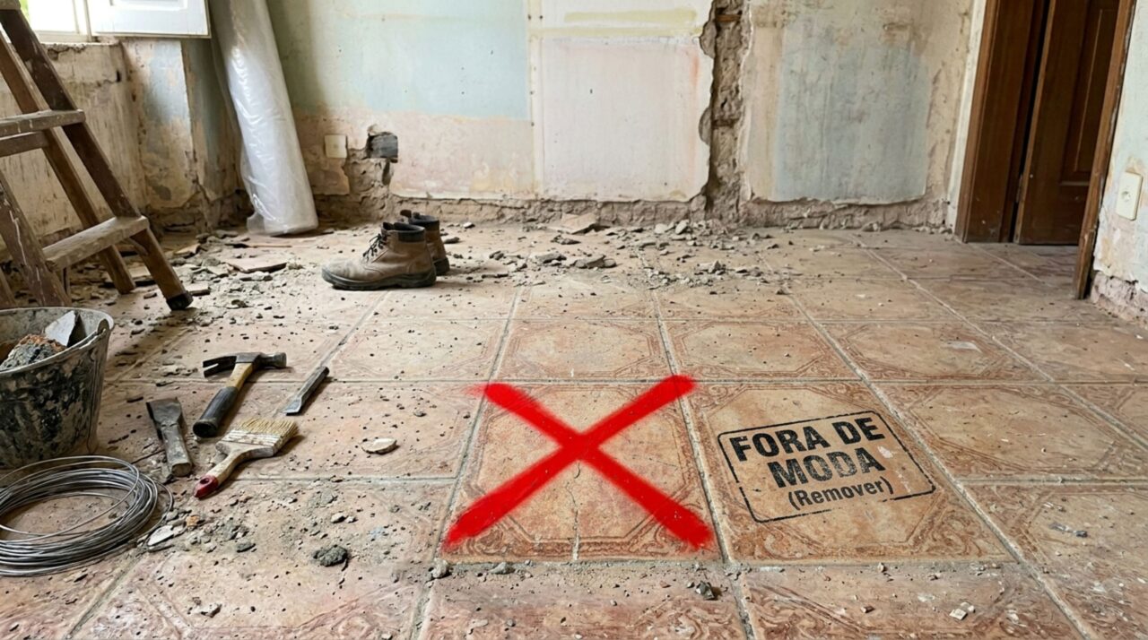 Adeus piso velho: a tendência que substitui pisos antigos sem precisar quebrar nada e sem entulho na casa