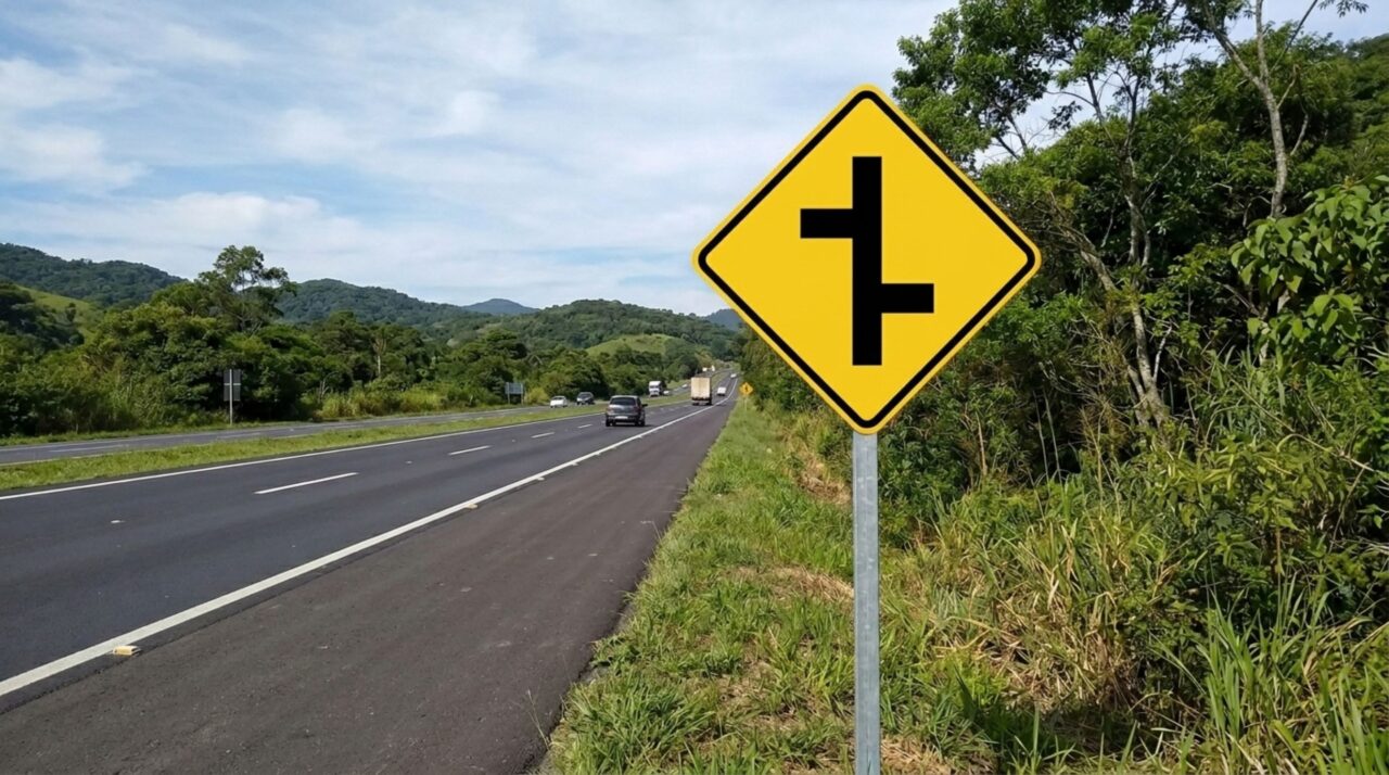 O que significa essa placa de trânsito com símbolo estranho nas ruas brasileiras?