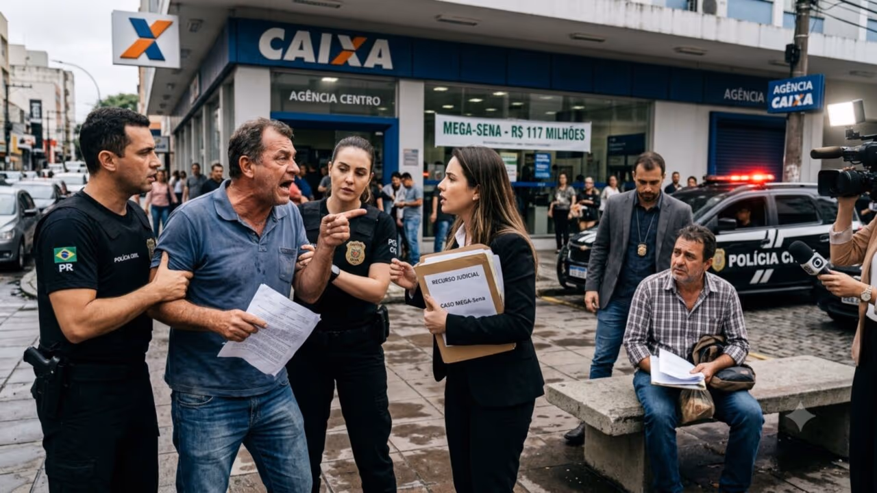 Prêmio da Mega-Sena de R$ 117 milhões vira caso de polícia e disputa judicial