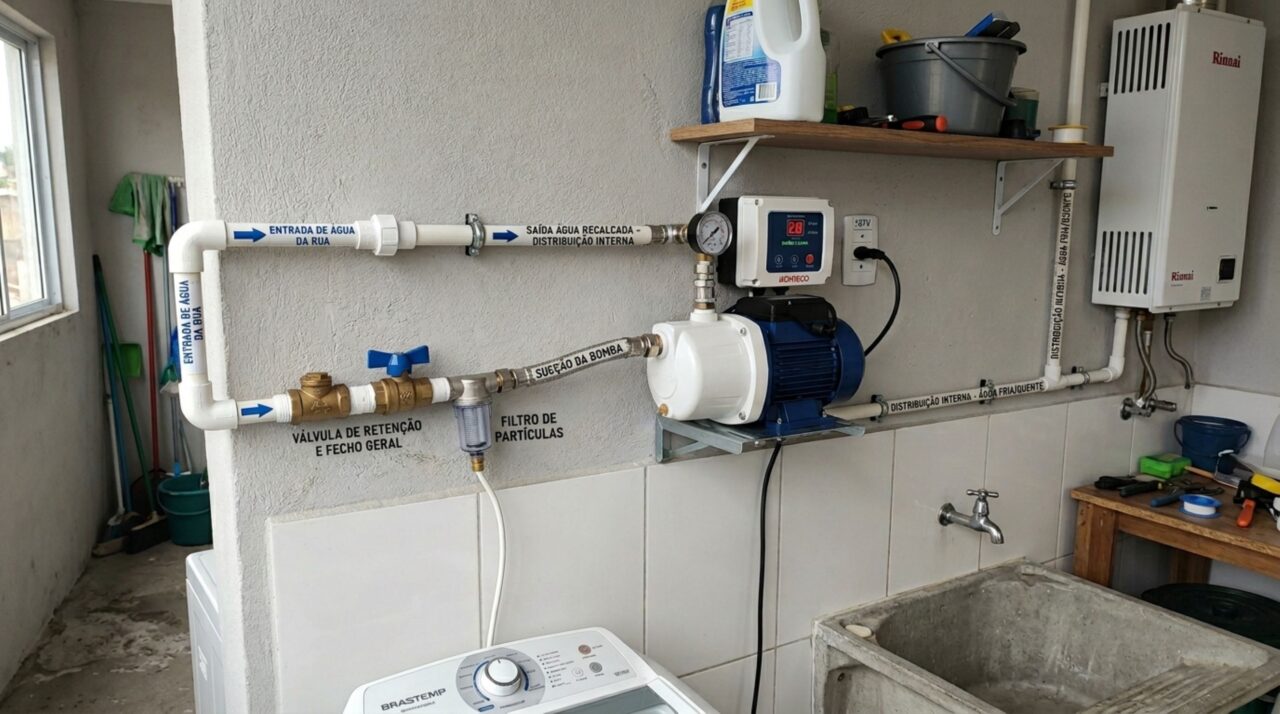Adeus banho fraco: como resolver chuveiro sem pressão, somente olhando a altura da caixa d'água