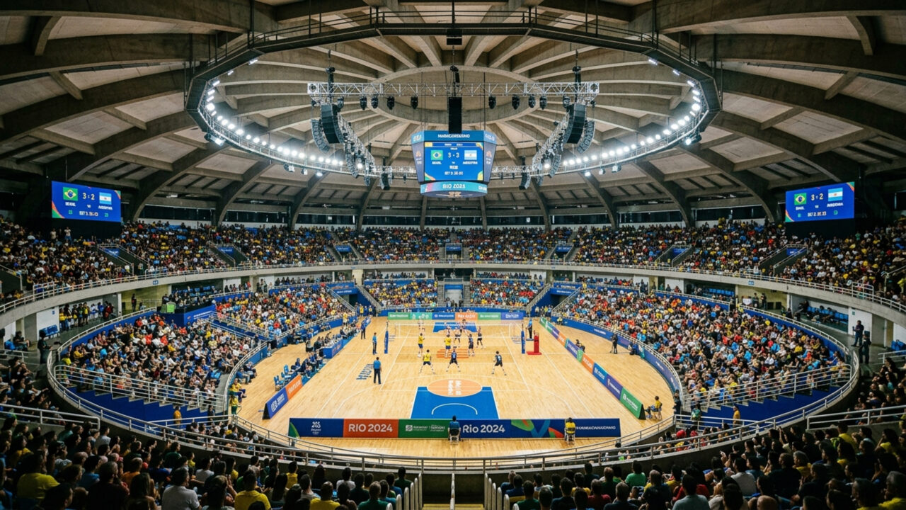 Inaugurado em 1954, e famoso por ser o templo do vôlei brasileiro, o ginásio fluminense sedia grandes eventos esportivos e shows em sua arena