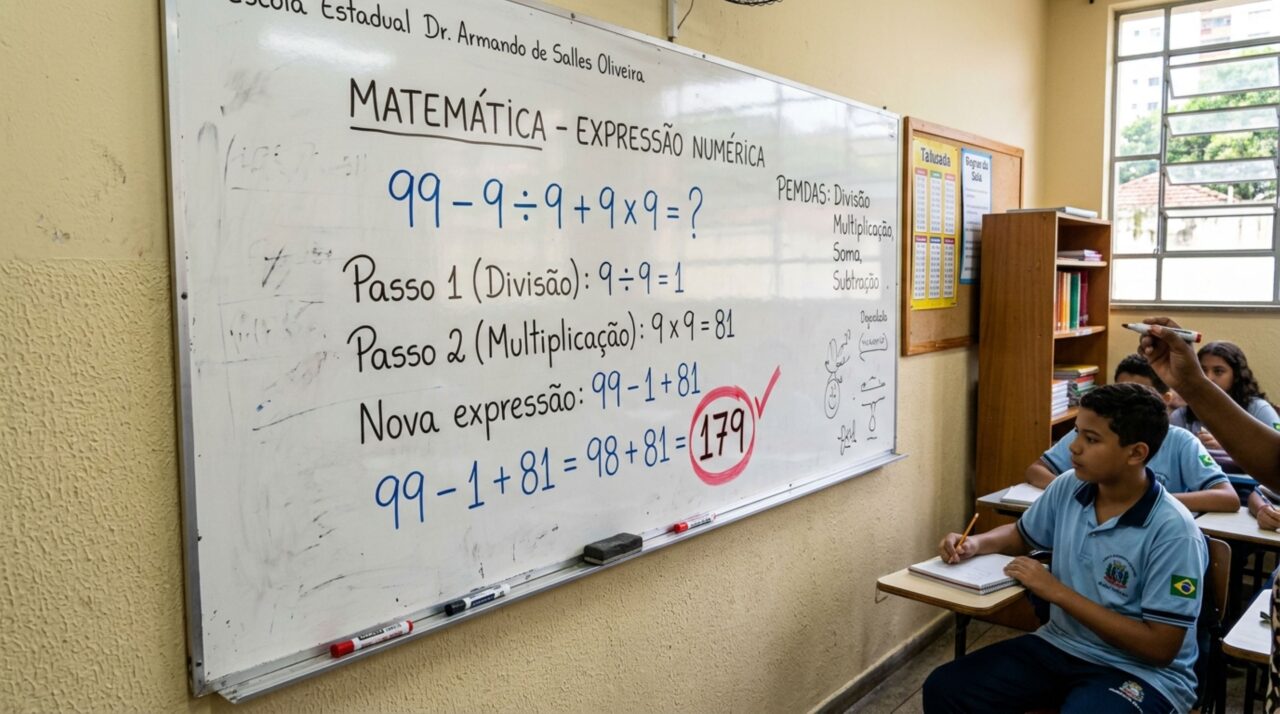 Apenas os mestres conseguem superar o desafio 99 - 9 ÷ 9 + 9 x 9 e entender a ordem das operações