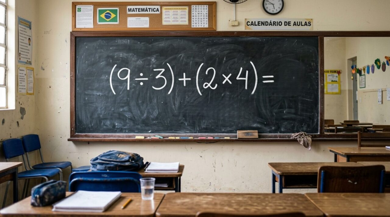 95% das pessoas que tentam resolver (9 ÷ 3) + (2 × 4) erram sem nem saber o porquê