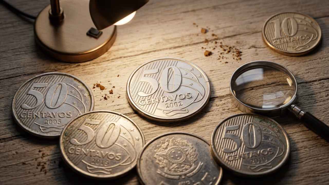 O Banco Central emite comunicado para quem possui moeda de 50 centavos na carteira
