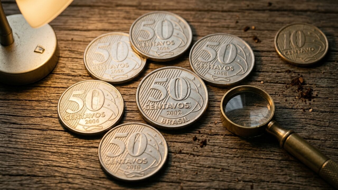 O Banco Central emite comunicado para quem possui moeda de 50 centavos na carteira