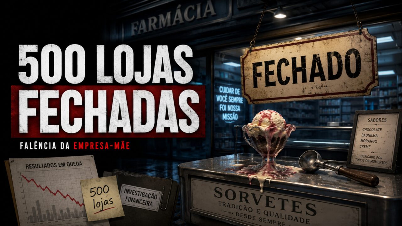Rede tradicional de sorvetes declara falência e anuncia o fechamento de 500 lojas