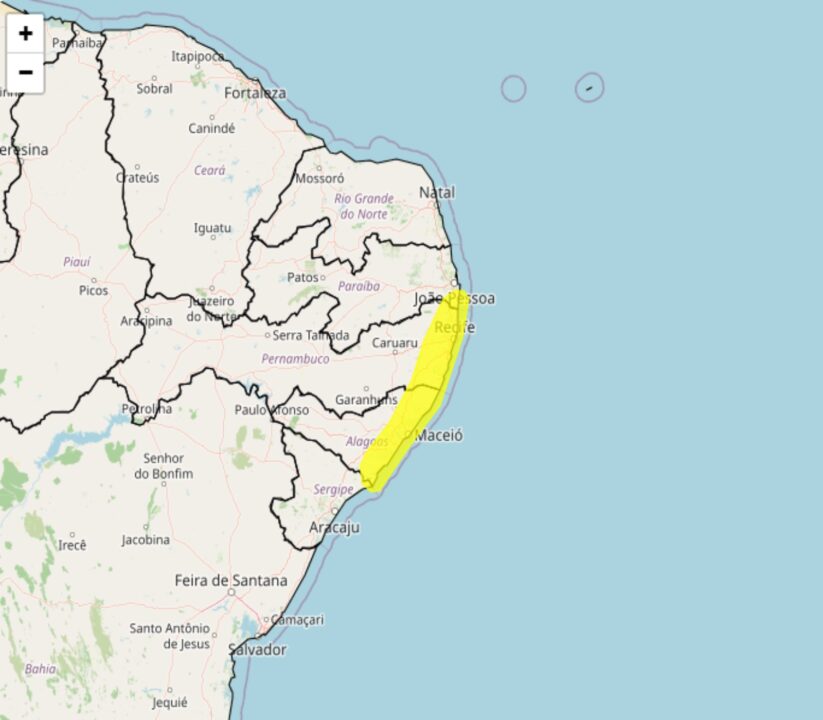 Região Nordeste deve se preparar para fortes chuvas nesta 5°feira, 25; veja como se proteger