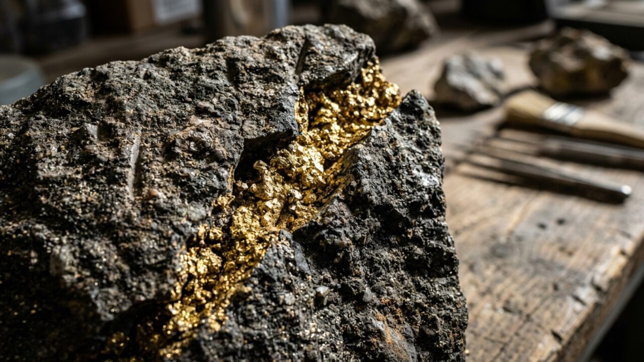 Jazida com mais de 1.000 toneladas de ouro reaparece no radar dos geólogos e transforma rocha profunda em tesouro bilionário