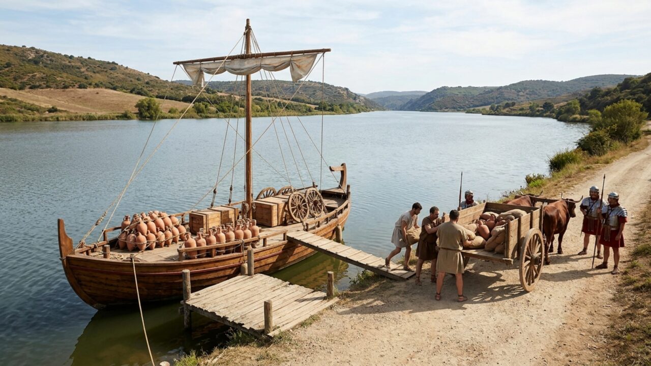 Barco romano com ânforas de azeite da Península Ibérica é encontrado no fundo do Lago Neuchâtel