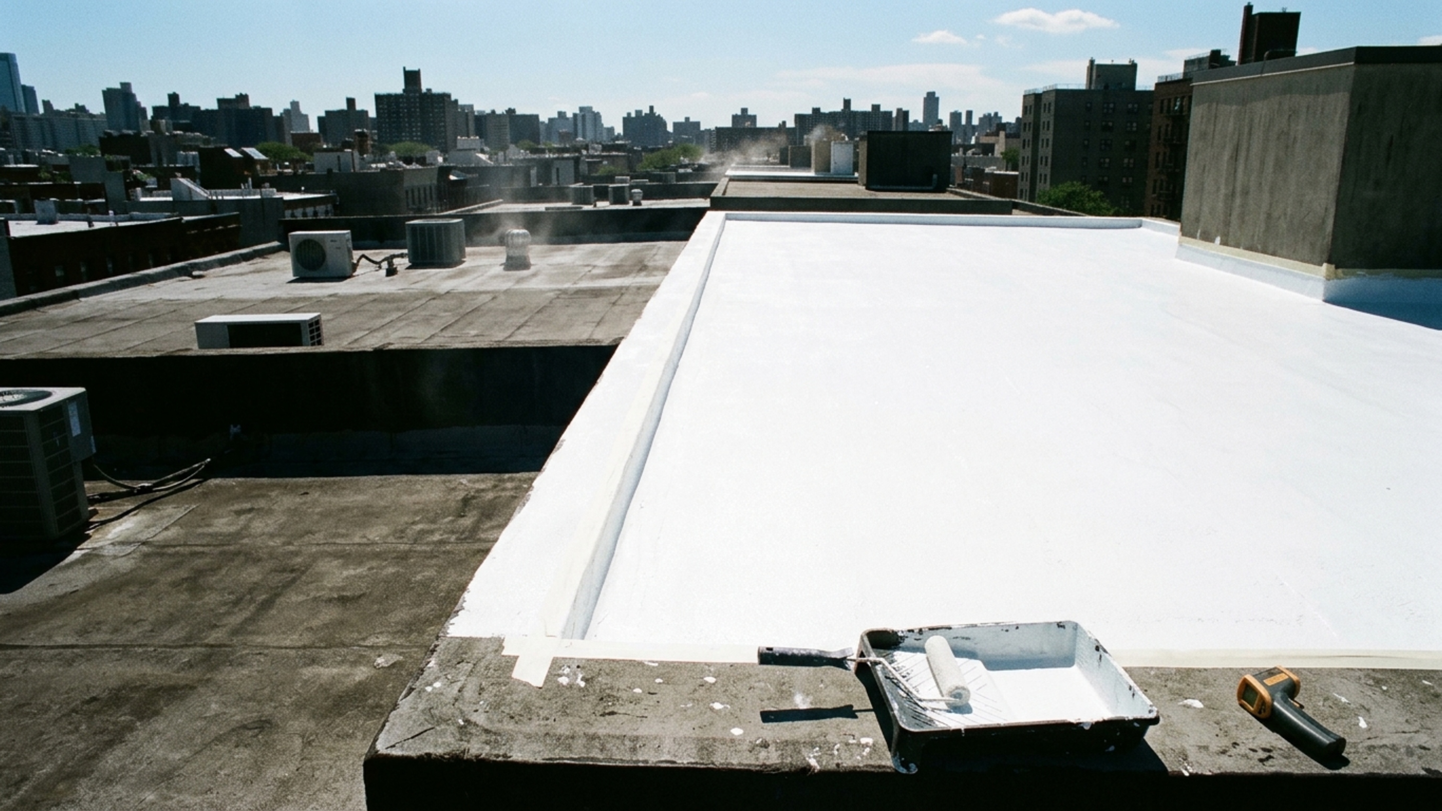 Nova tinta superbranca reflete 98% da luz solar e pode eliminar a necessidade de ar-condicionado em prédios