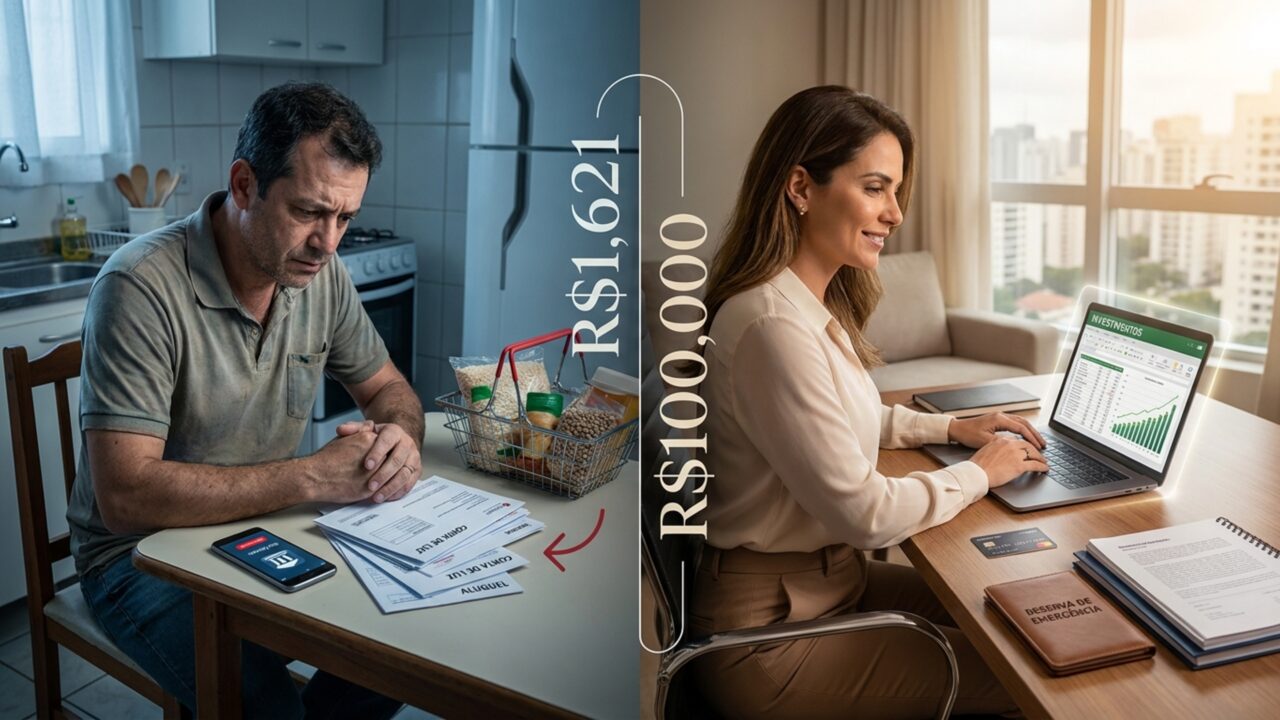 Sua vida em cada faixa salarial no Brasil: de R$ 1.621 a R$ 100.000 por mês