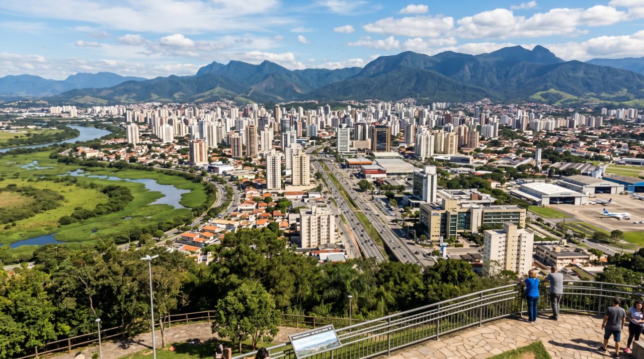 O desenvolvimento e a estrutura do polo tecnológico de São José dos Campos.