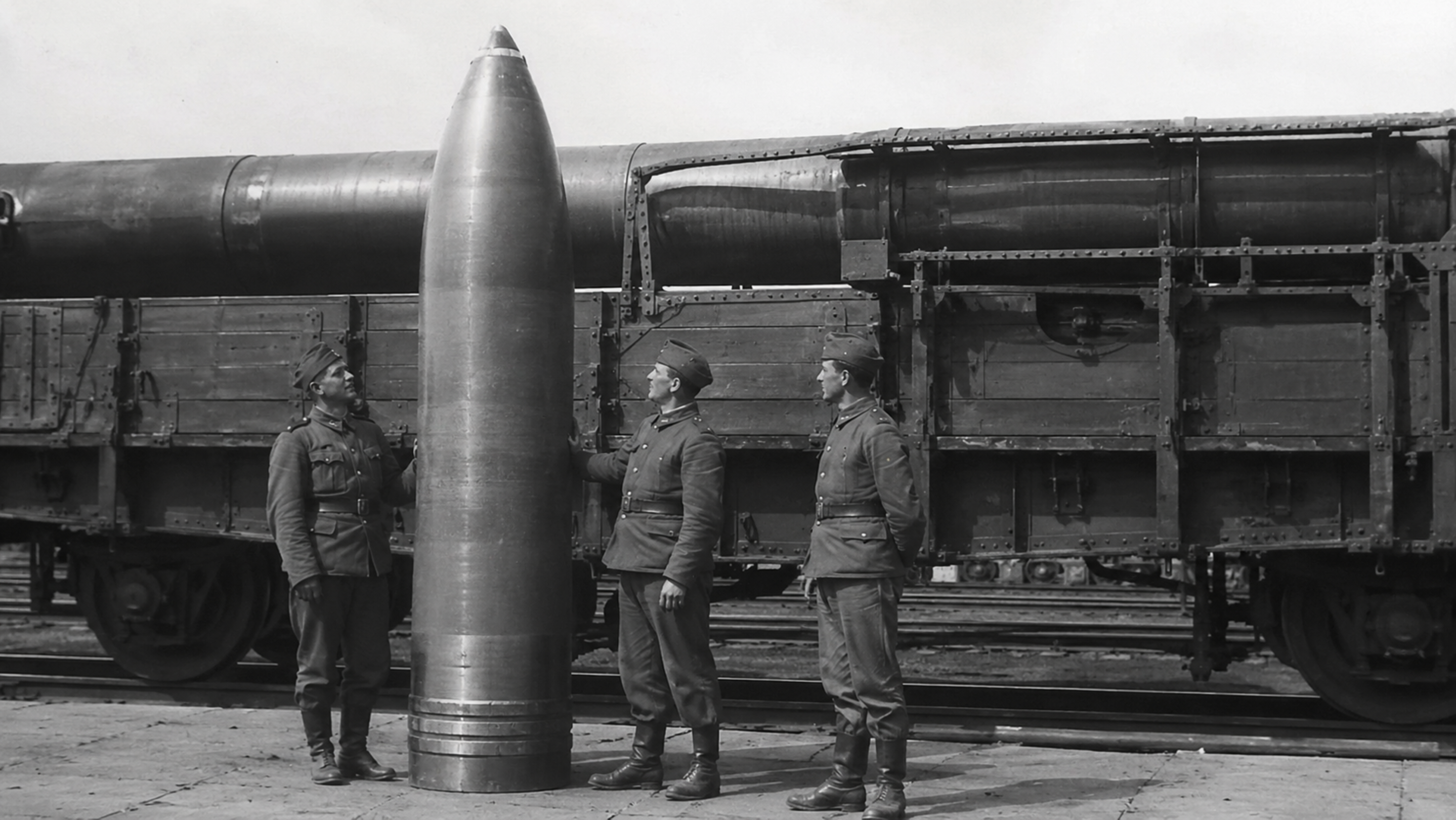 O canhão ferroviário que parecia impossível e lançava projéteis gigantescos a distâncias absurdas na Segunda Guerra