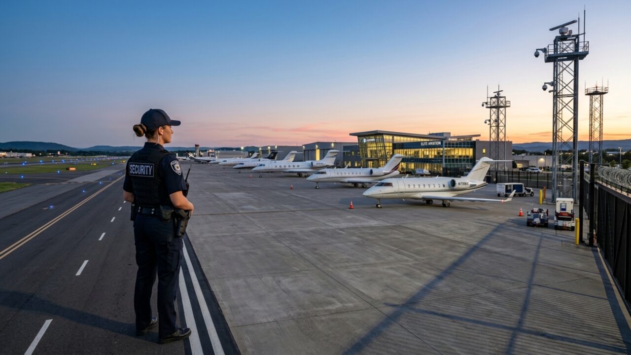 Quanto custa a taxa oculta para manter um jato executivo parado no hangar do aeroporto por um mês?