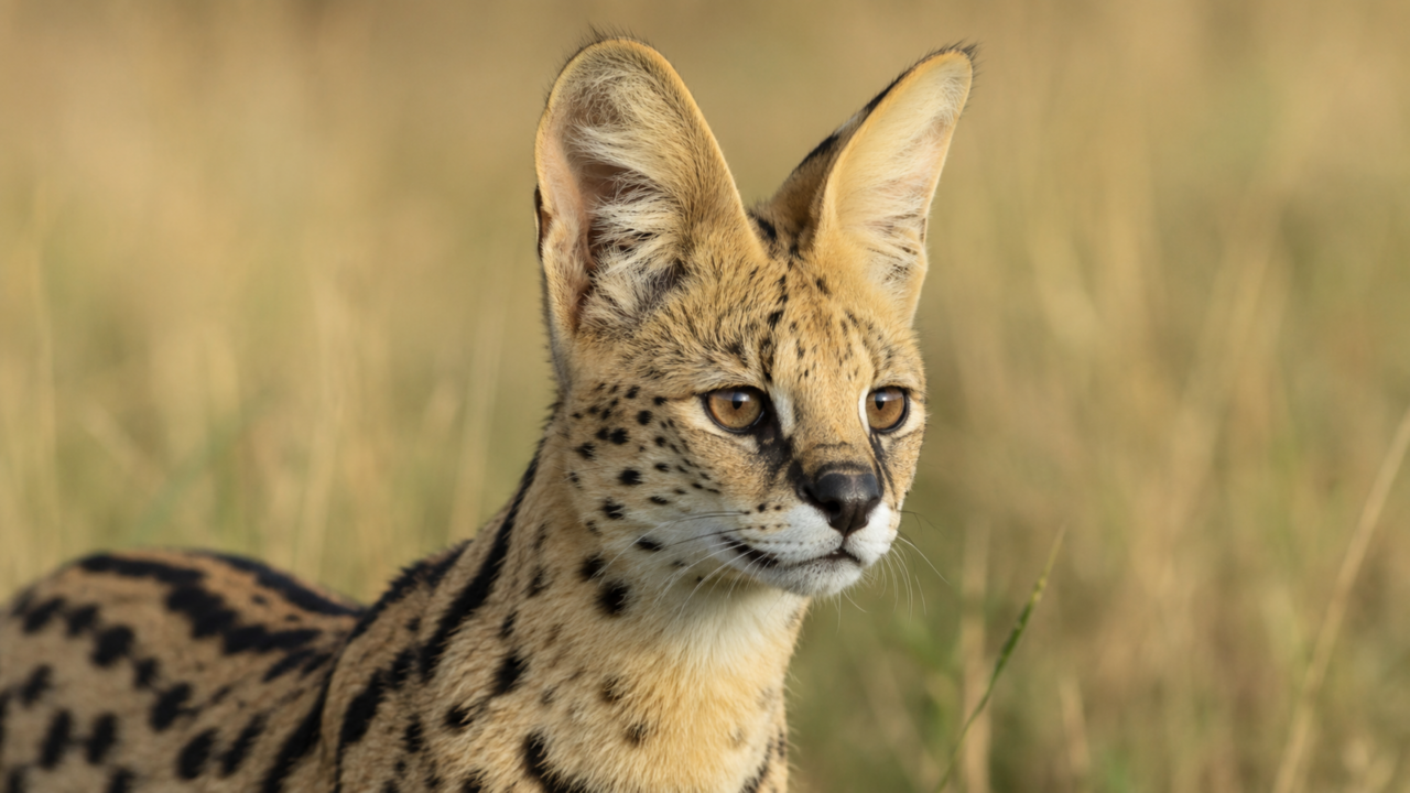 O felino africano que parece delicado, mas salta como uma mola viva para capturar presas