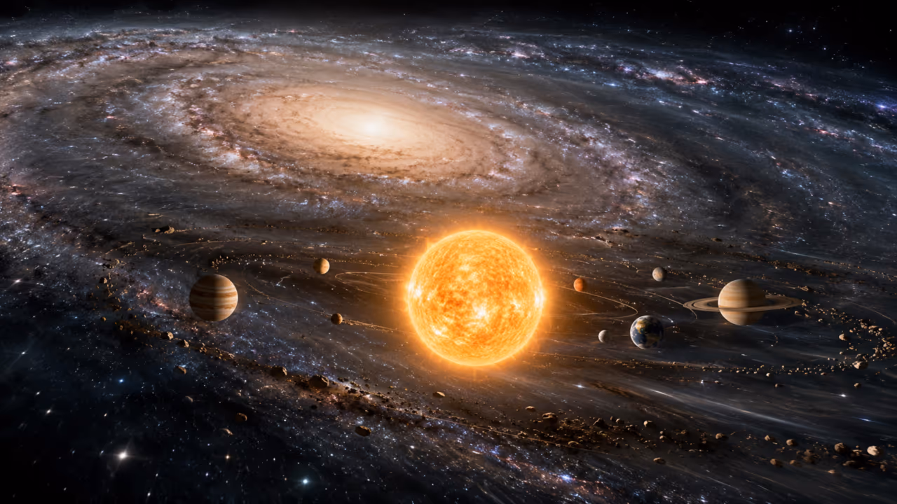 A viagem invisível do Sol pela galáxia leva milhões de anos e muda nossa noção de tempo
