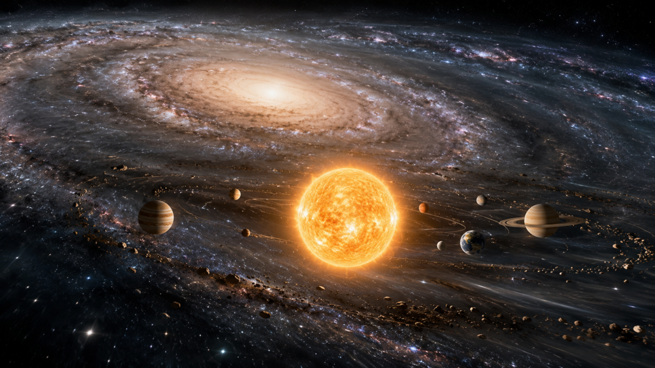 A viagem invisível do Sol pela galáxia leva milhões de anos e muda nossa noção de tempo
