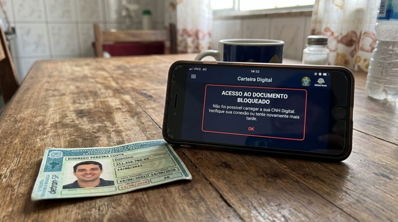 Sete erros no aplicativo da CNH que podem deixar o motorista sem acesso ao documento