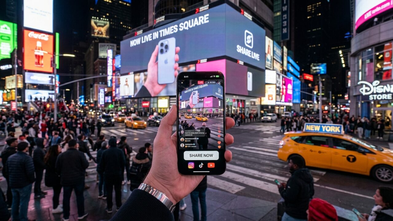 O valor surpreendentemente baixo que pessoas comuns pagam para aparecer nos enormes telões da Times Square