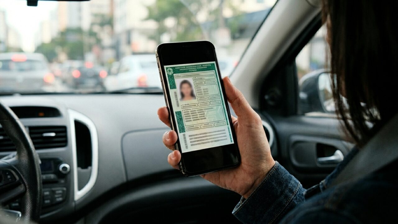 O que diz a lei sobre quem dirige somente com a CNH Digital?