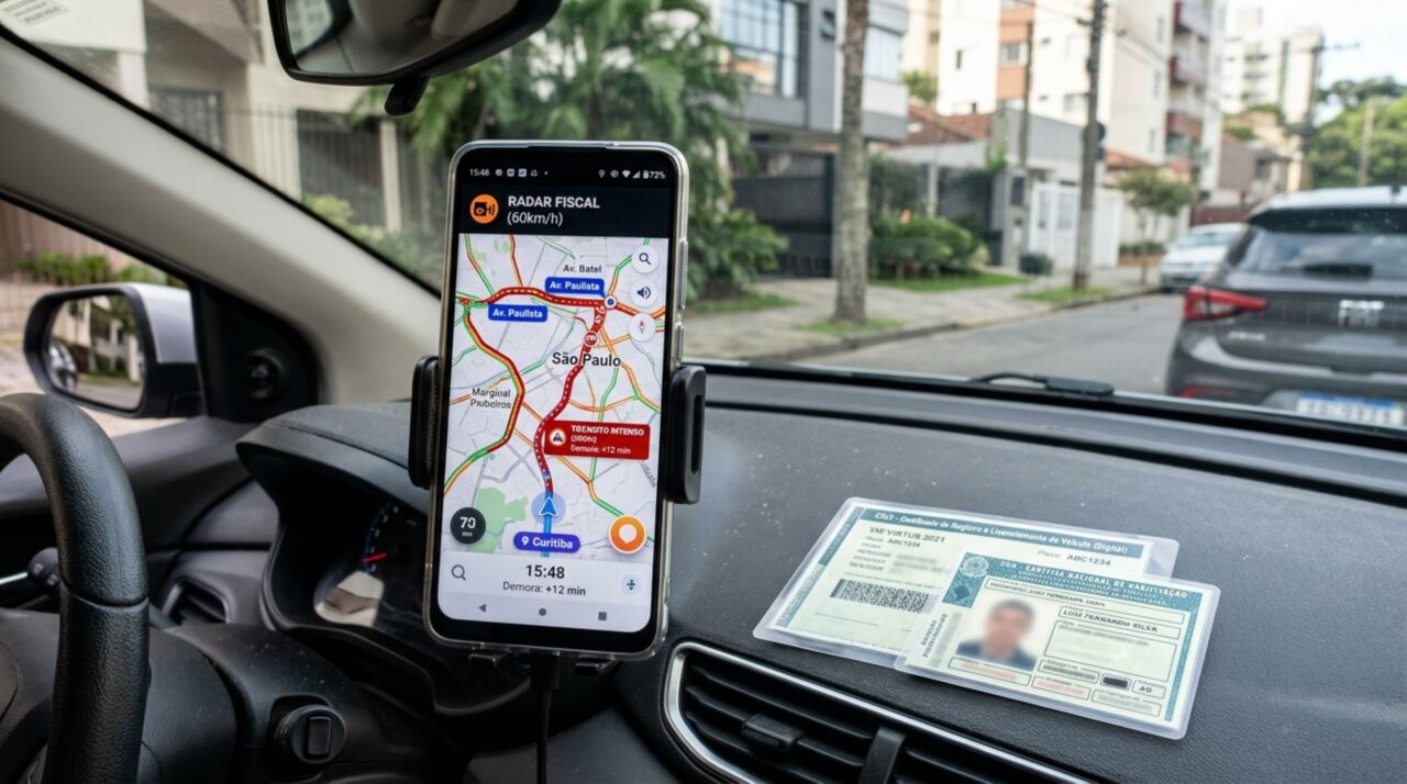 Motoristas que usam aplicativos de trânsito durante a condução precisam ficar atentos à multa grave