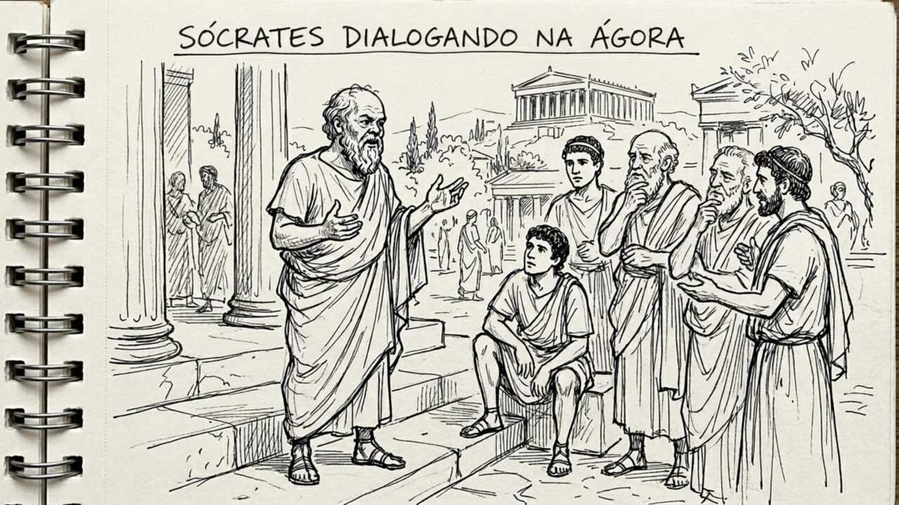 Citação do momento do filósofo grego Sócrates: “O amigo deve ser como o dinheiro; antes de precisar dele, é preciso conhecer seu valor”