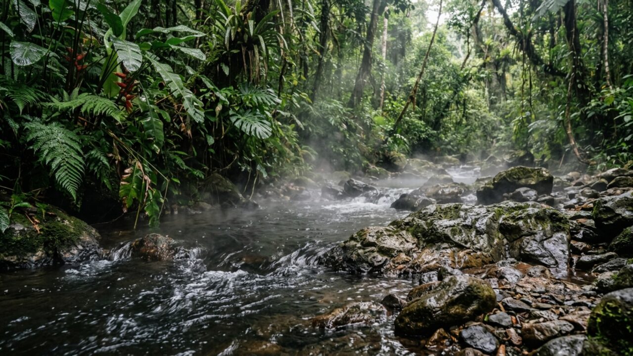 Mistério inexplicável do rio fervente na Amazônia: a anomalia geológica escondida na selva peruana que atinge 86 ºC e literalmente cozinha pequenos animais vivos em poucos segundos