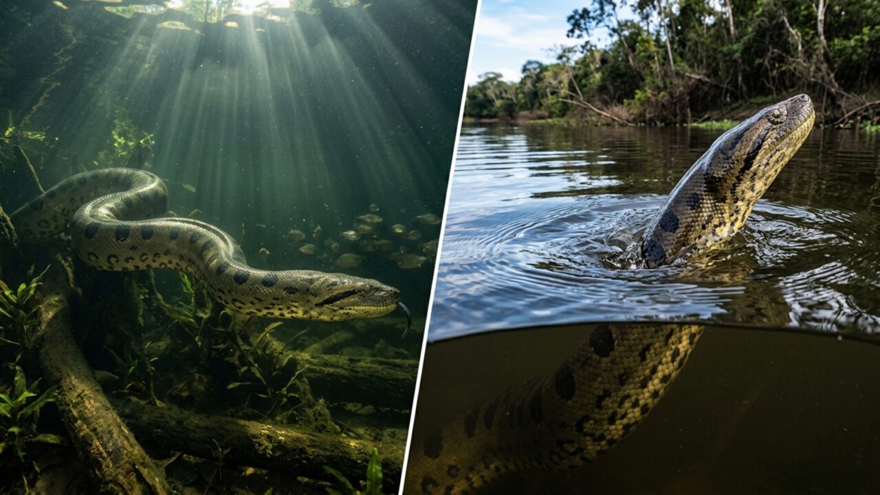 Anaconda gigante da Amazônia é reconhecida como nova espécie