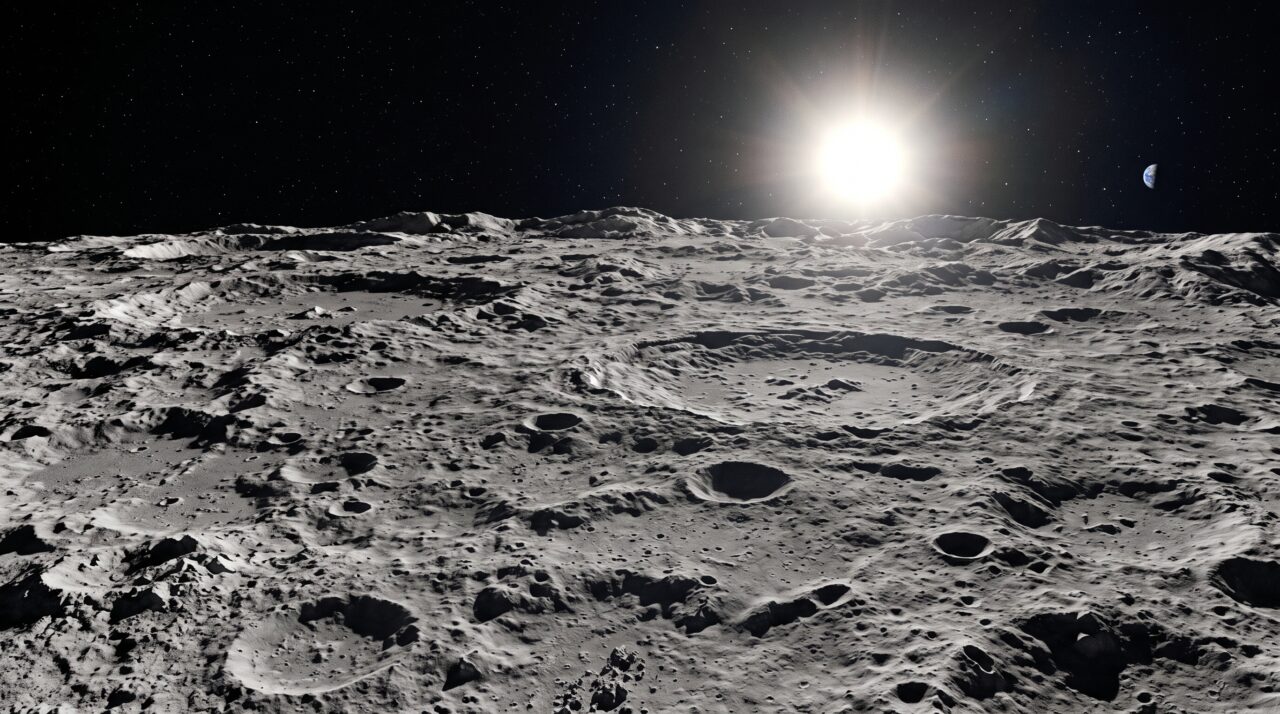 Por bilhões de anos, a superfície da Lua, praticamente desprovida de atmosfera, tem estado exposta ao vento solar, permitindo que o hélio-3 fique retido em seu solo — o que faz da Lua o reservatório próximo mais atraente de um combustível de fusão praticamente inexistente na Terra