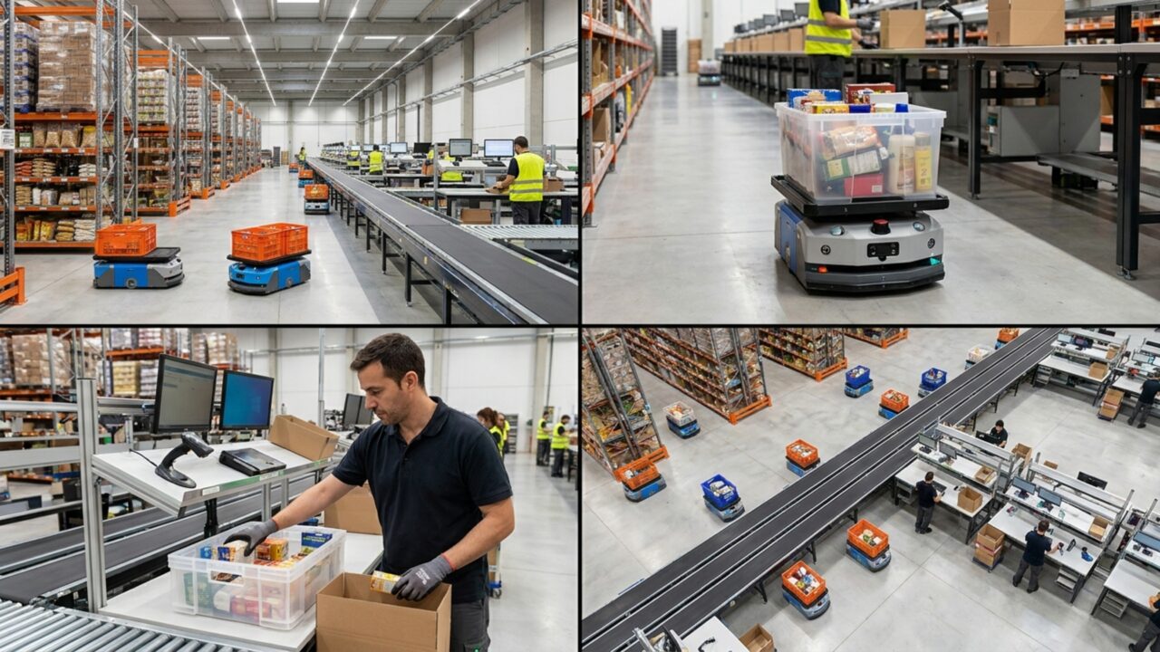 Maior rede de supermercados do país inaugura armazém semiautomatizado com 70 robôs e mais de 500 pedidos diários