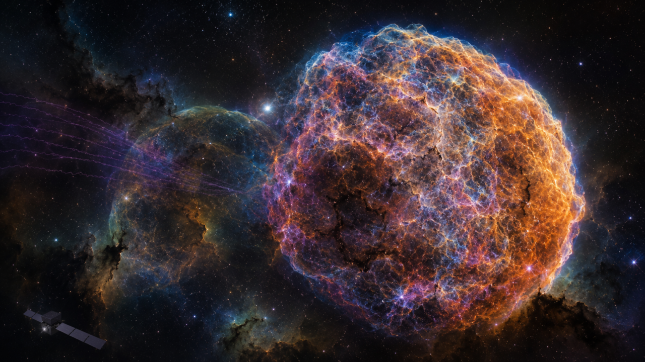 NASA detecta sinais de uma segunda supernova escondida ao lado de uma das nebulosas mais brilhantes do nosso céu