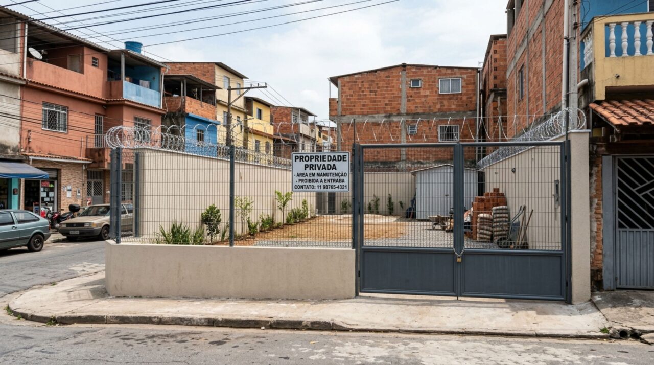 Lei alerta donos de terrenos abandonados para possível perda do imóvel, segundo regra obrigatória do código civil