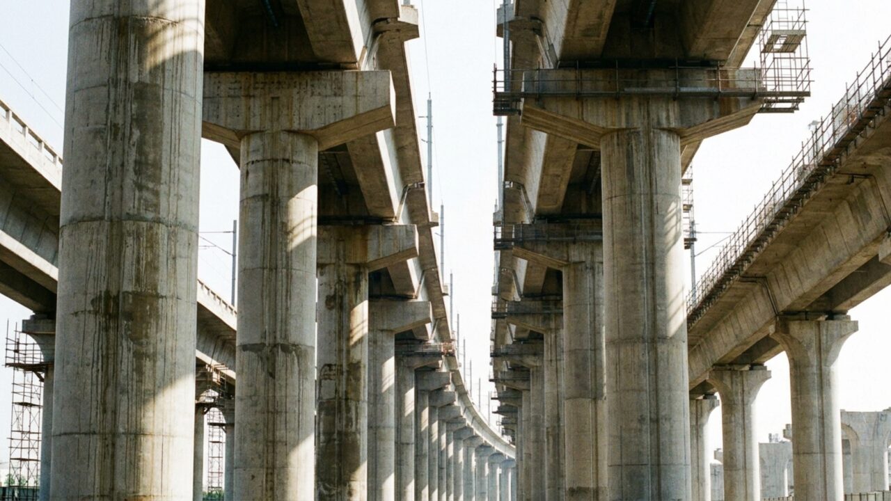 Erguida ao custo de 8,5 bilhões de dólares, a ponte de trem mais longa do planeta possui 164 quilômetros ininterruptos