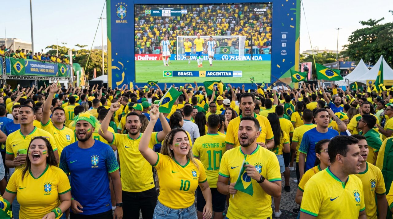 Psicologia por trás dos rituais e roupas da sorte em jogos de futebol.