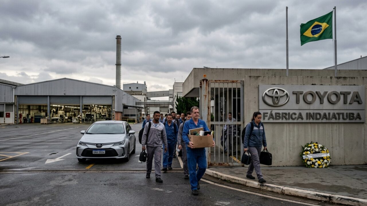 Após 28 anos, a maior fabricante de carros do mundo encerra a fábrica no Brasil com 1.500 funcionários