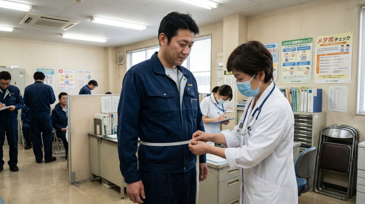 Lei Metabo no Japão e a medição obrigatória da cintura de funcionários.