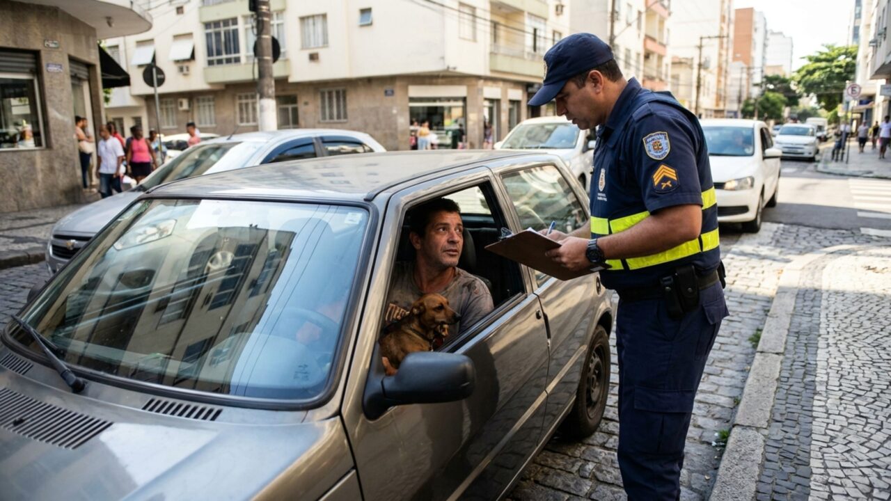 O hábito carinhoso de deixar o cachorro com as patas no seu colo ao dirigir que custa 4 pontos na CNH