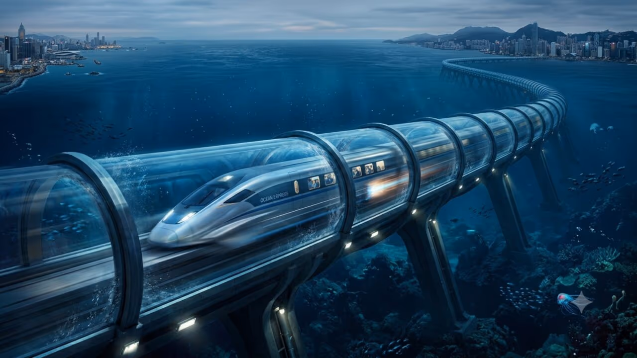 Túnel de trem submarino de alta velocidade mais longo do mundo está em desenvolvimento: ele vai submergir o oceano e ligar dois continentes em minutos