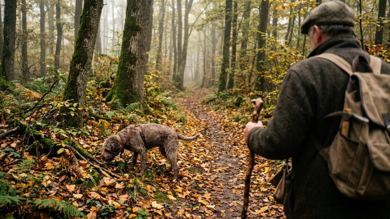Quanto custa a trufa branca que cães farejam debaixo da terra como se procurassem ouro?