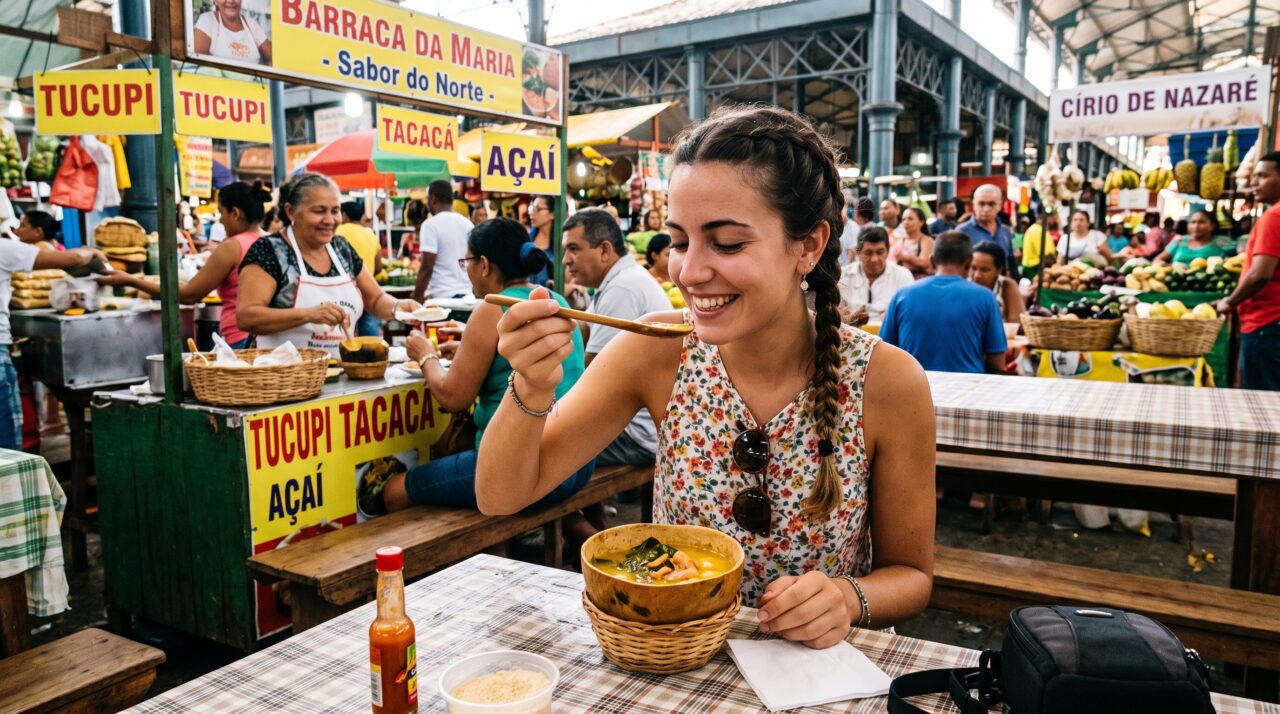 Turismo cultural e gastronômico em Belém do Pará.