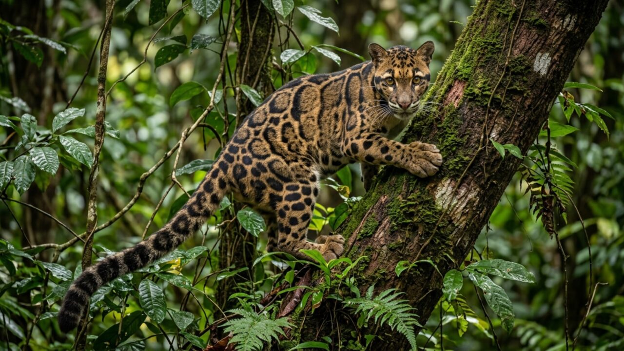 Uma câmera consegue flagrar uma das espécies felinas mais raras do mundo